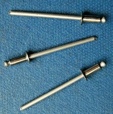 Remaches Fe, 100 uds. 3,2 por 7,9 mm, POP - Remaches ciegos, galvanizado con clavo FE,