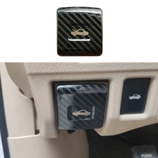 Carbon fiber color Steel Head Cover Switch Trim Fit for Toyota ALL 2010-2021