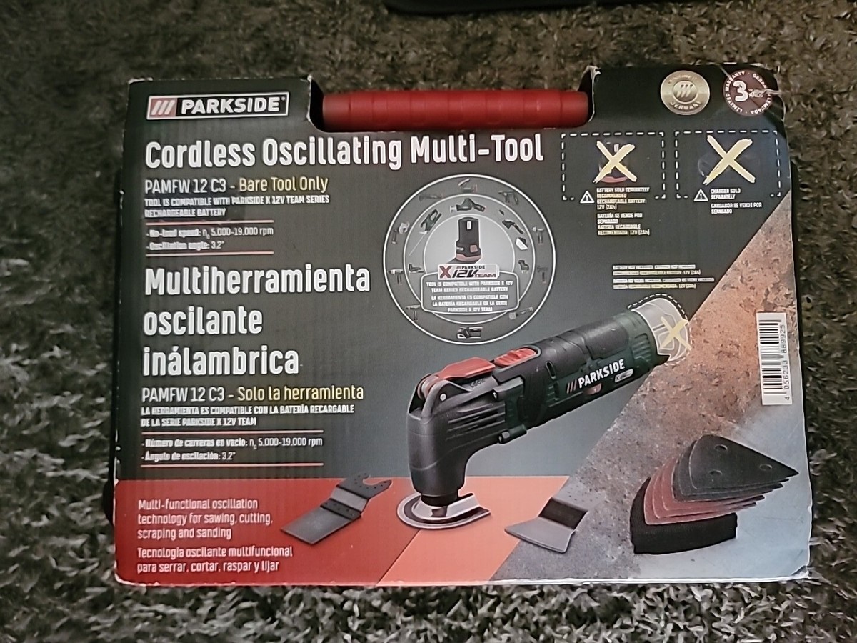 Parkside Performance 12v Drill Cordless Multi Purpose Tool