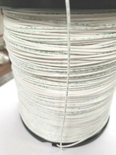Teflon 20 AWG TFE 20 GA white stran WIRE silv plated $ per 40ft section freeship
