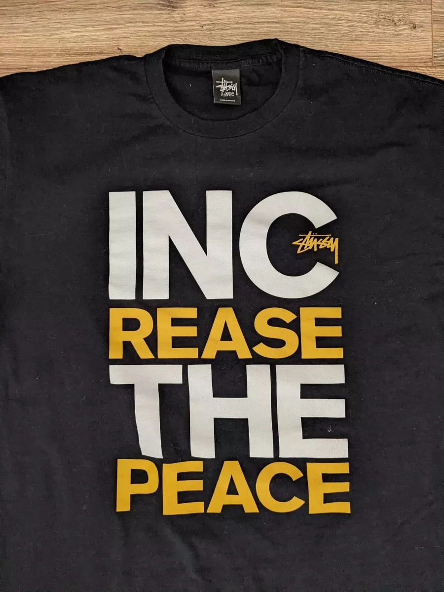 Stussy Increase The Peace Men's Graphic T-Shirt - XL EUC