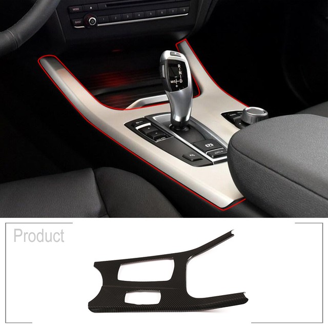 Carbon Fiber Style For BMW X3 F25 X4 F26 20112017 Center Console Cover