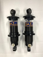 A pair of 14.5” open centre to centre Gaz coilovers. Oval racing, stock cars.