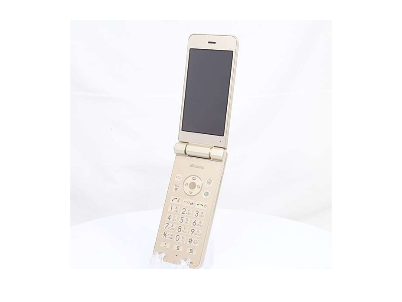 SHARP AQUOS SH-01J GOLD DOCOMO ANDROID Flip Phone Keitai SIM