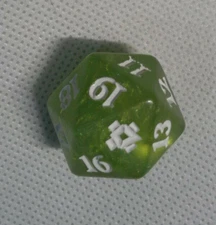 Zendikar Rising Green Spindown Die