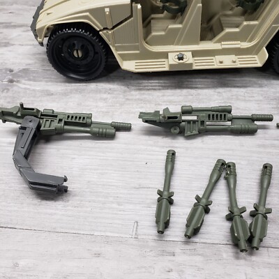 ヴィンテージGIジョー BATTLE SQUADS ASSAULT HUMVEE 1990 VINTAGE ARAH G.I. JOE HAMMER HUMVEE VEHICLE LOOSE 100