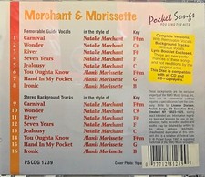 1239 NATALIE MERCHANT ALANIS MORRISETTE  POCKET SONGS KARAOKE  LOT VA