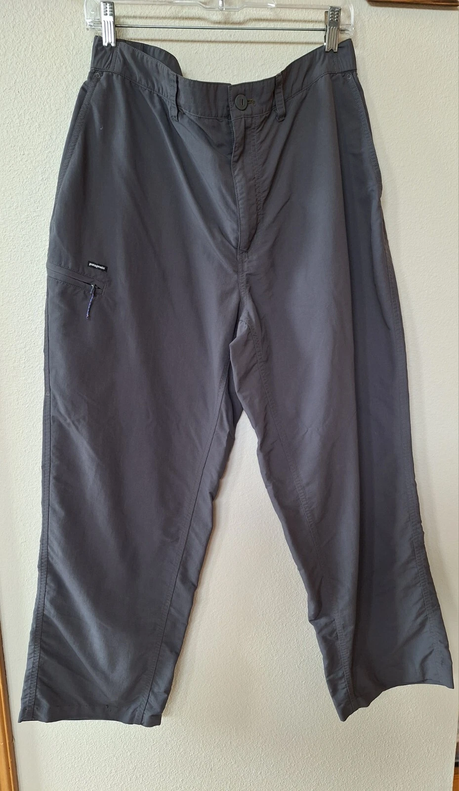 Patagonia Pants Hiking Fishing XL Mens Gray Lightweight Outdoors