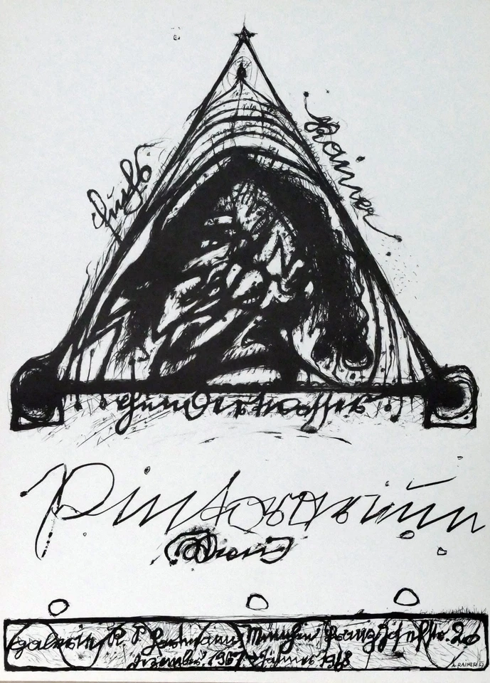 Arnulf RAINER, Pintorarium 1967 - Lithographie - Bild 1 von 1