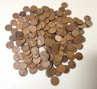 1.10 LB BULK LOT ALL LINCOLN WHEAT PENNIES UNSEARCHED 95% COPPER PENNY