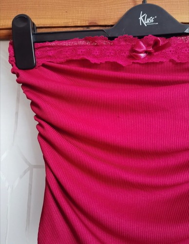 Shein Size S Strapless Lace Detail Tube Top Bnwot - Picture 2 of 3