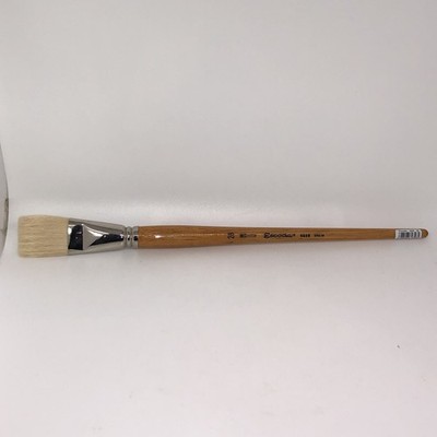 Escoda Clasico Hog Paint Brush Series 4628 Short Flat #28 Spain 13.25 