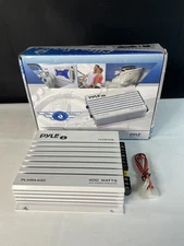 Pyle PLMRA400 White 400 Watts 4 Channels Waterproof Power Amplifier
