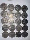 Lot of 20 Kennedy Half Dollars US Coins Mixed Dates Circulated 10$ Face. Lot#3