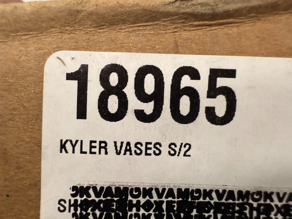 НАБОР ИЗ 2 современных алюминиевых текстурированных бронзовых ваз Uttermost Kyler No 18965 - Изображение 2 из 4