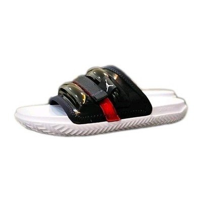 Jordan Mens Super Play Slide 'Black University Red' Comfortable Sport Slides 13