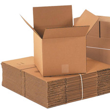 Shipping Boxes Small 12"L X 12"W X 12"H 25-Pack - Corrugated Cardboard Box for M