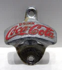 Vintage Coca-Cola Starr "X" Wall Mount Bottle Opener,Patent # 2333088-used
