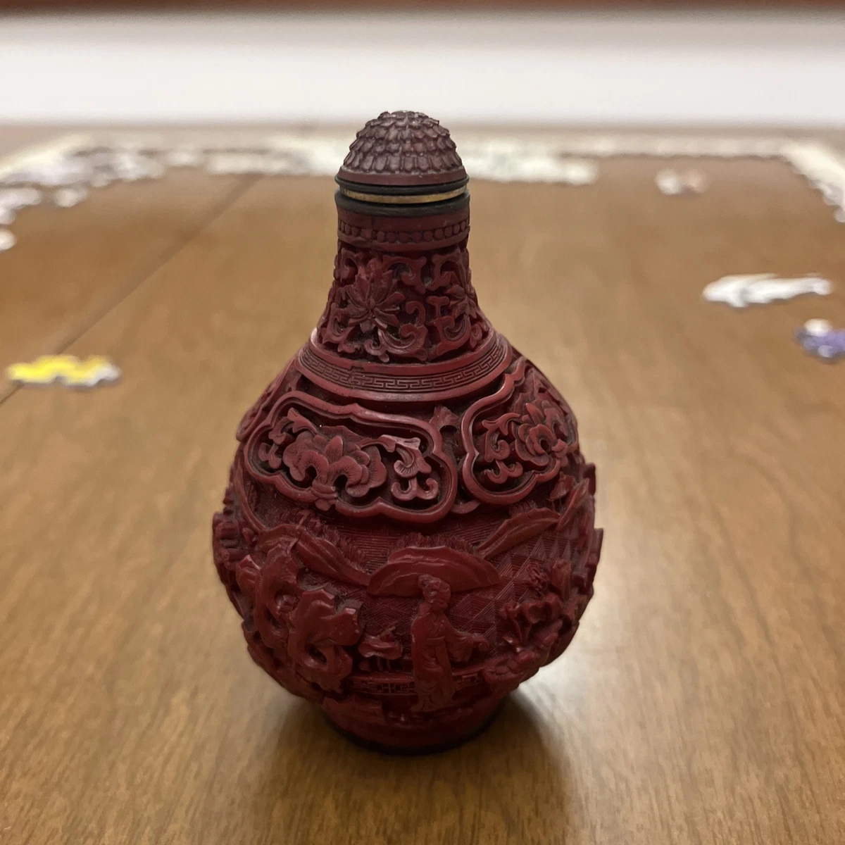 古董中国红色鼻烟壶1850-1899 | eBay