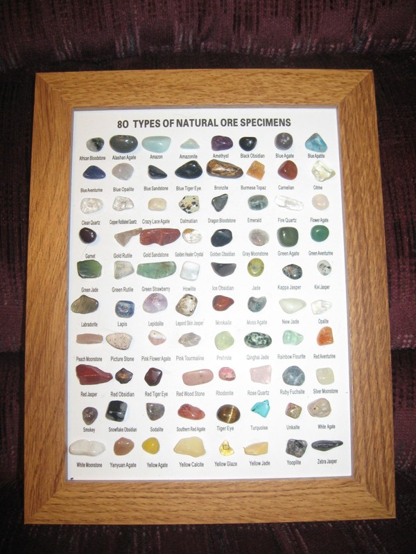 GEOLOGY Specimen Kit of 80 pieces (incl. Gemstones) for Collectors and Education