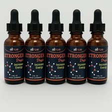 5 Pack XTRONGER Power Drops for Men | Energy + Prostate Function Aid