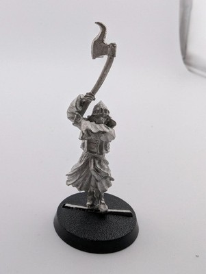 Khandish Warrior with Axe Metal OOP 2003 Lord of the Rings MESBG Games Workshop