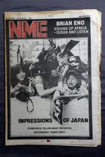 NEW MUSICAL EXPRESS 26th July 1980 ~ Yellow Magic Orchestra ~ Brian Eno ~ 2-Tone