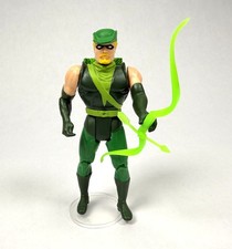Green Arrow Vintage DC Super Powers Action Figure w/ Bow Arrow 1985 Kenner