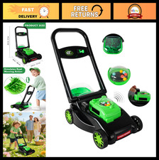 Realistic Kids Lawn Mower Toy with Sounds - Outdoor Push Toy for Ages 3-6, Gift