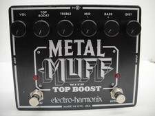 MUFF EN MÉTAL Electro-Harmonix avec TOP BOOST o6283