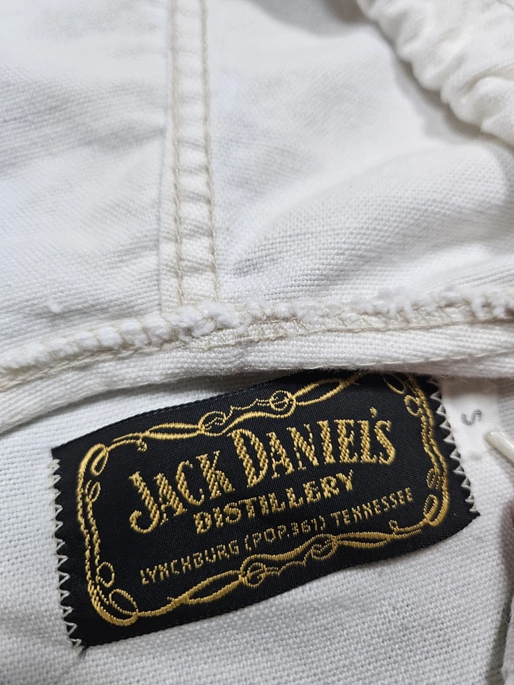 Chaqueta De Colección Jack Daniels Distillery Con Capucha Lona Cremallera Talla S Tennessee Whisky Foto 4 de 4