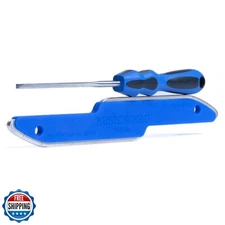 MusicNomad Diamond Coated Fret Crowning S-File and Fret End Dressing E-File L