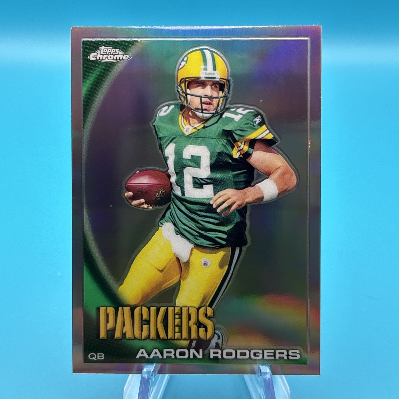 2010 Topps Chrome Refractor Aaron Rodgers #C124