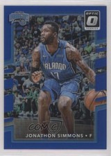 2017-18 Panini Donruss Optic Blue Prizm 39/49 Jonathon Simmons #109 jg5