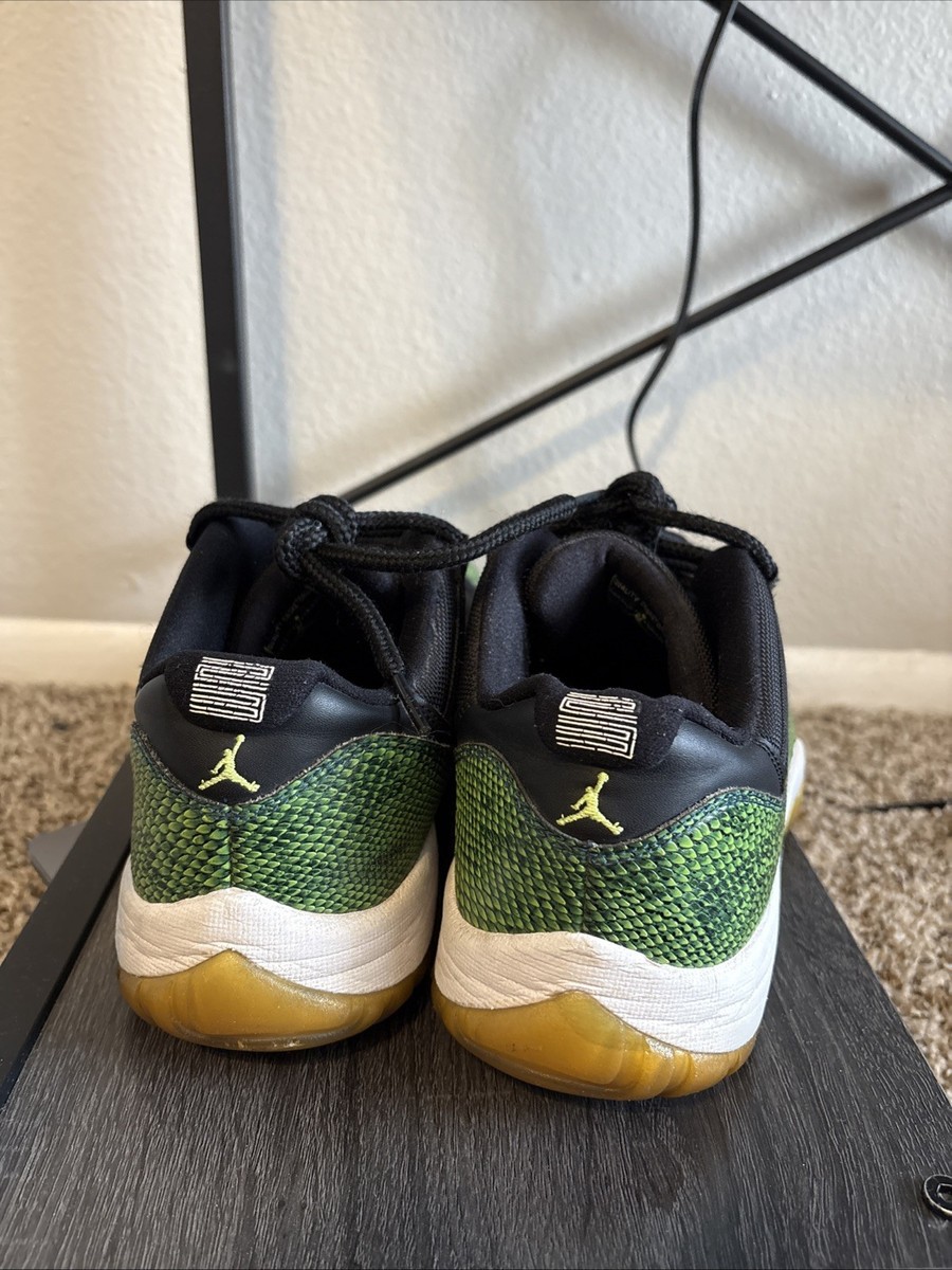 Nike Air Jordan 11 Retro Low Nightshade Green Snakeskin Size 10.5