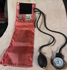 Prestige Medical Basic Adult Aneroid Sphygmomanometer Burgundy Working Condition — photo 2