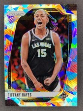2024 Panini WNBA Prizm TIFFANY HAYES Silver Ice Prizm #81 Las Vegas Aces (A)