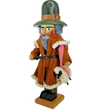 Vtg Steinbach 15" Nutcracker Sheep Herder Shepherd S710 Germany *missing staff*