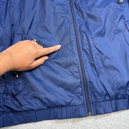 Vintage Patagonia Jacket Men Large Blue Full Zip Windbreaker Outdoor Hike READ - Picture 11 of 15