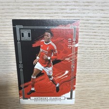 /62 Numbered Panini Impeccable Anthony Elanga 2023-24 Soccer Card #119