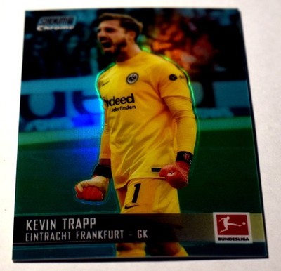 2021-22 Stadium Club Chrome #34 Kevin Trapp Aqua Refractor #/199 