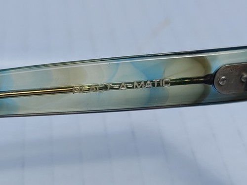Gafas de sol de colección años 70 Renauld React-a-Matic lentes fotocromáticas azul/marrón Playboy - Imagen 8 de 24