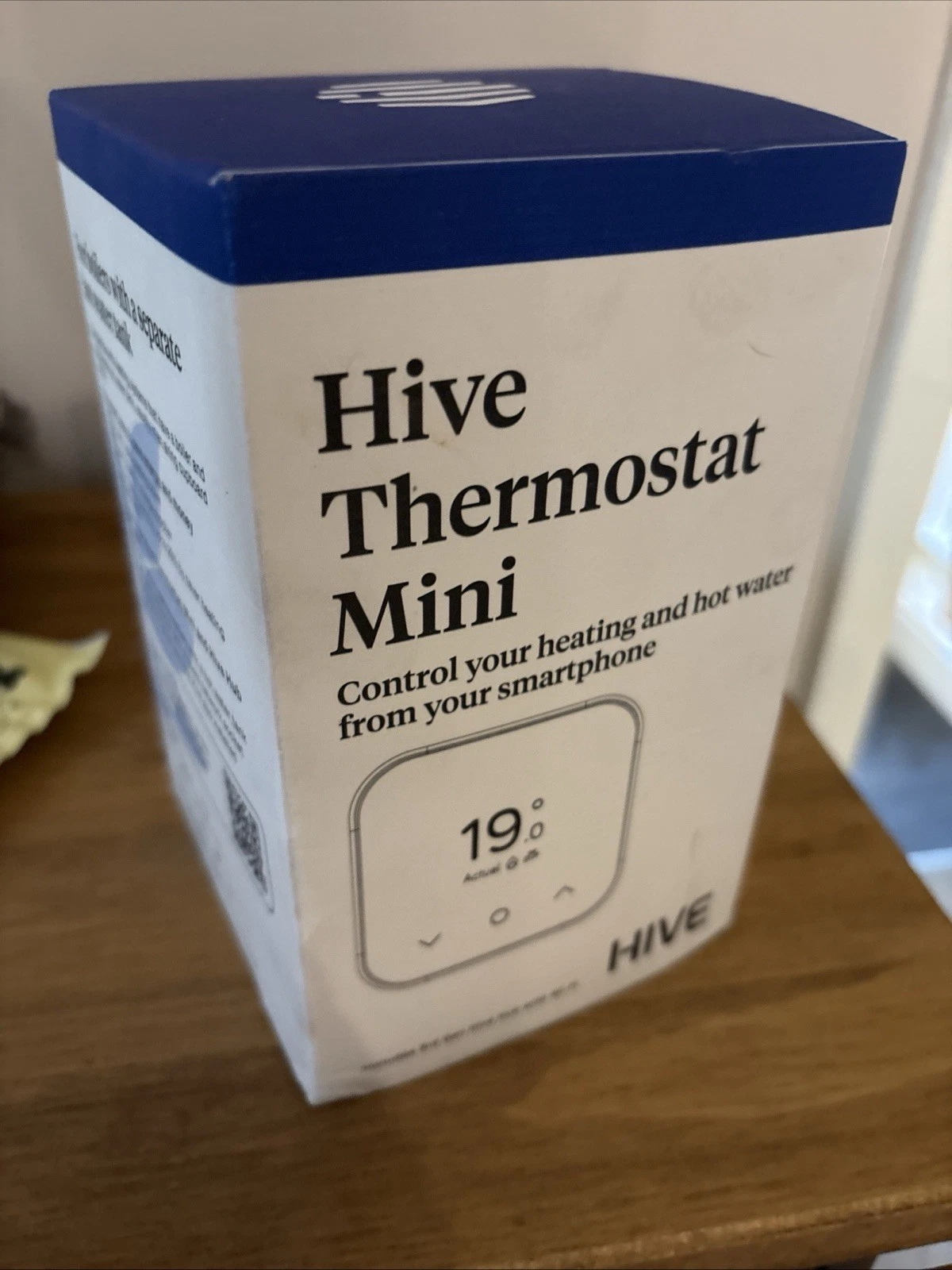Hive Mini V4 Wireless Smart Thermostat - Heating and Hot Water with Hub - New