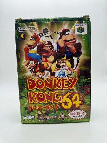 Donkey Kong 64 Nintendo 64 1999 NUS-NDOJ-JPN Japanese Version Action Retro N64