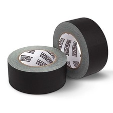 Lockport Black Gaffers Tape 2 inch x 30 Yards 2 Pack Pro Black Gaff Tape No...
