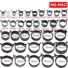 Self Clamping Spring Hose Clips Carbon Steel Clamps Sealing Radiator Heater OEM