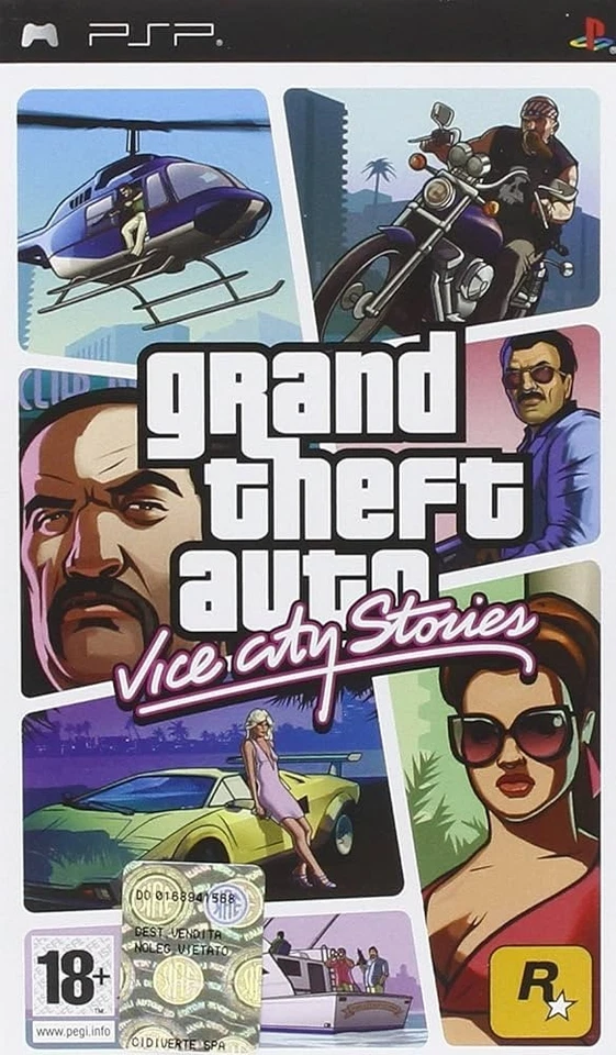 Grand Theft Auto GTA Vice City Stories Sony Psp Playstation Portable Multilingua