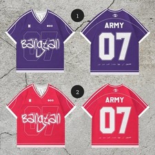 CUSTOM BTS Kpop 2026 World Tour Football Jersey, Bangtan Comeback Jersey (S-5XL)