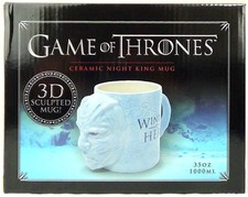 Image of Game Of Thrones 3D Sculpted Large 1L Mug Night King Winter Is Here Pyramid Cup