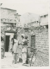 A24 A24100 ? Village Courtyard Scene Linked to ?Solar Energy? Project In India